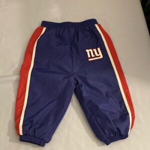 Red and Blue Joggers with Sporty Stripes